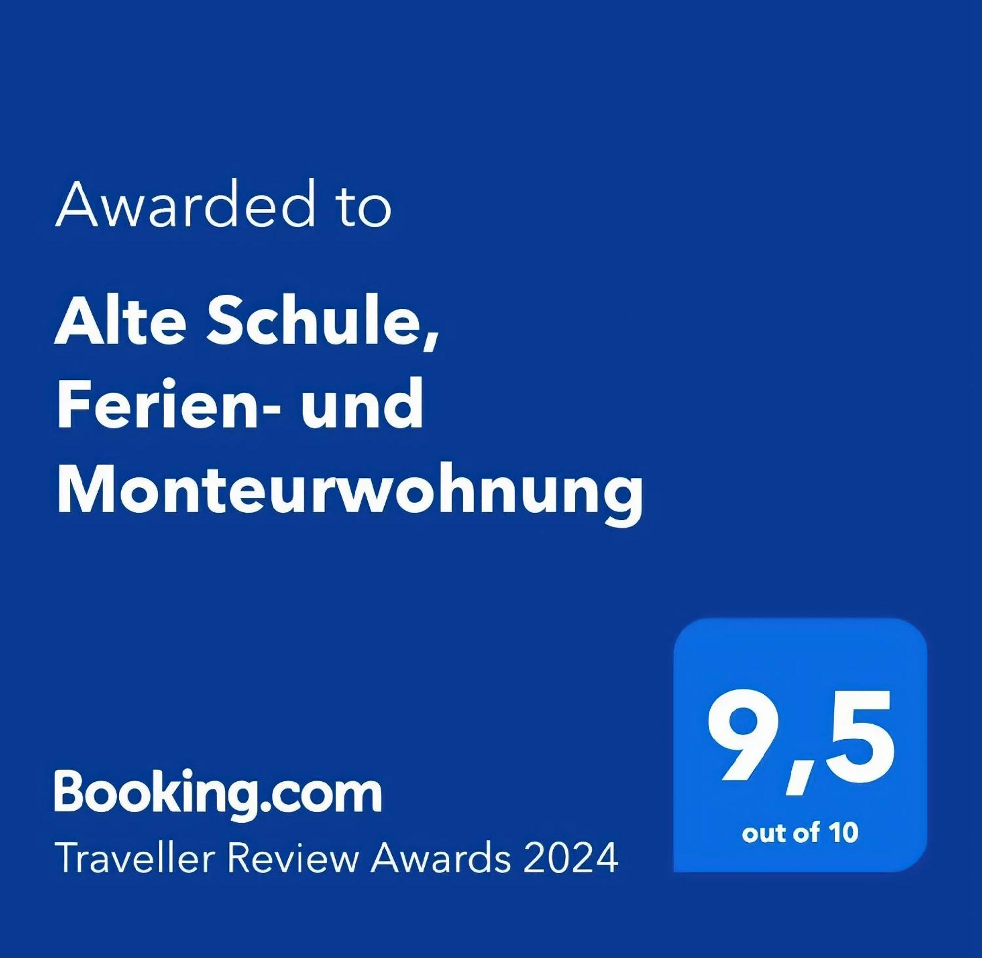 Alte Schule, Ferien- Und Monteurwohnung 盖恩斯巴赫 外观 照片